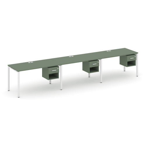 Бенч-система на 3 места с подвесными тумбами Concept CN.ORS-137