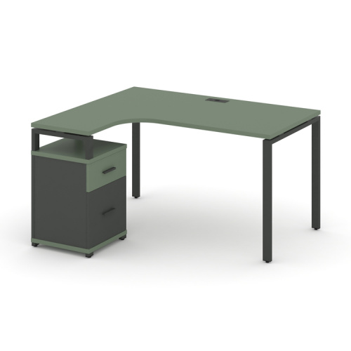 Стол эргономичный с опорной тумбой Concept CN.SA-308(L) Стол эргономичный с опорной тумбой Concept CN.SA-308(L)