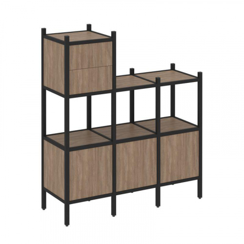 Стеллаж офисный прямой Loft VR.L-13 фото 10 Стеллаж офисный прямой Loft VR.L-13 фото 10