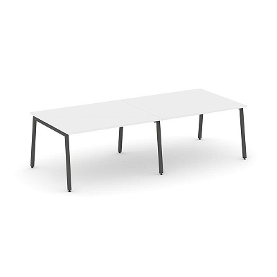 Style Project Стол переговорный SN-4A.SPRG-044.3 Белый/Металл Антрацит 3160*1180*750
