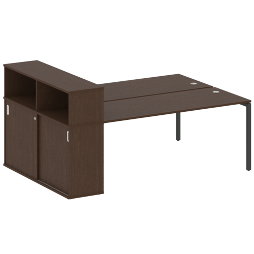 Бенч-система с шкафом-купе на П-обр. м/к Metal System Quattro 40БП.РС-СШК-2.5 фото 9 Бенч-система с шкафом-купе на П-обр. м/к Metal System Quattro 40БП.РС-СШК-2.5 фото 9