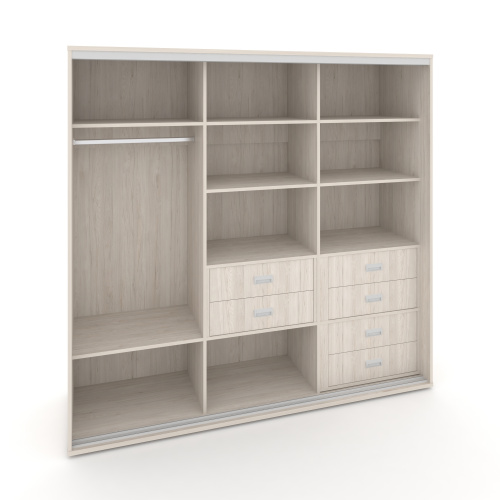 Корпус 3-х секционного шкафа низкого L=2519мм Maris SH.K3-7.2 K3 фото 5