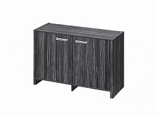 Тумба двухсекционная FI-12-02.D. Древесина Графит