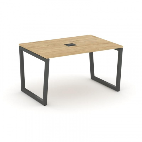 Style Project Стол переговорный SN-5T2.SPRG-002 Акация Лорка/Металл Антрацит/Заглушка Металл Антраци фото 22