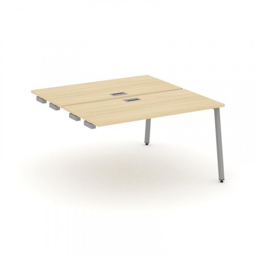 Style Project Стол-приставка к опор. элем. SN-4A.DPRS-004 Дуб Табак/Металл Белый 1580*1232*750 фото 9