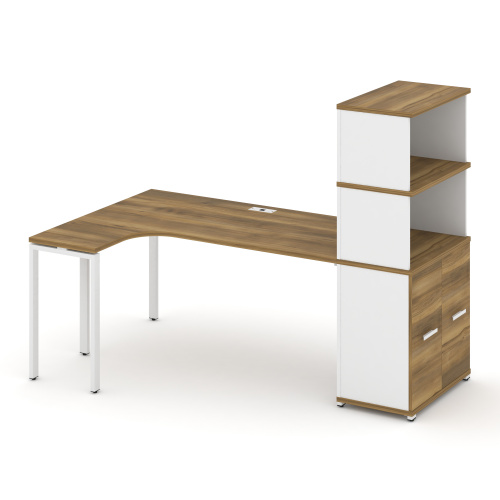 Стол эргономичный с опорным распашным шкафом Concept CN.SA-216(L)