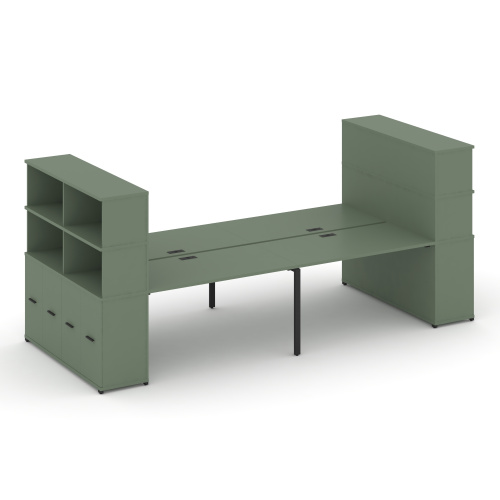 Бенч-система с опорными распашными шкафами Concept CN.DRS-274