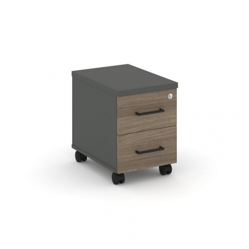 Style Project Тумба мобильная з/с ЛХДФ SN.TM-003 Акация Лорка/Черный Ручки 320*460*437 фото 12