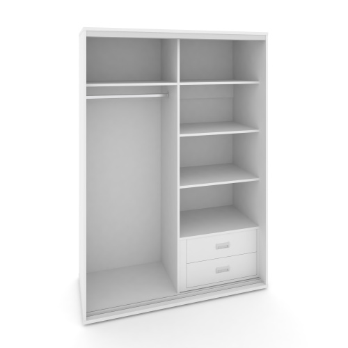 Корпус 2-х секционного шкафа низкого L=1400мм Maris SH.K2-4.2 K1 фото 7