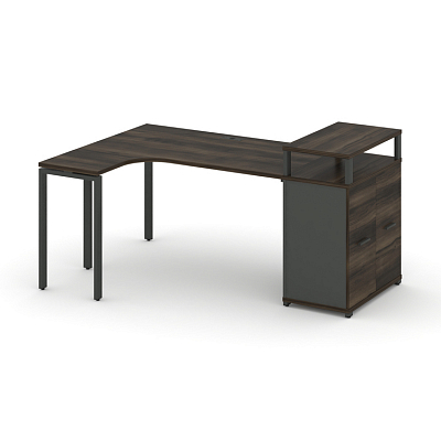 Стол эргономичный с опорным распашным шкафом Concept CN.SA-212(L)
