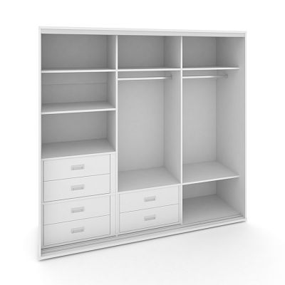 Корпус 3-х секционного шкафа низкого L=2369мм Maris SH.K3-6.2 K7