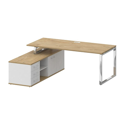 Стол руководителя (С опорной греденцией) Shift SK.SRG-200 (L)