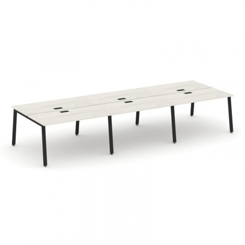 Style Project Рабочая станция 2-х сторон. SN-6A.DRS-084 Тиквуд Светлый/Металл Антрацит 4740*1632*750 фото 11