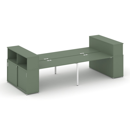 Бенч-система с опорными шкафами-купе Concept CN.DRS-284