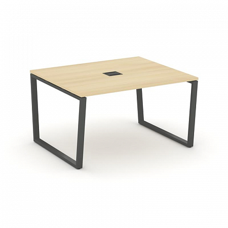 Style Project Стол переговорный SN-6T2.SPRG-032 Акация Лорка/Металл Антрацит/Заглушка Металл Антраци