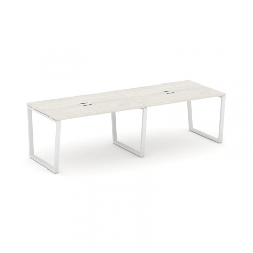 Style Project Стол переговорный SN-6T2.SPRG-012 Акация Лорка/Металл Антрацит/Заглушка Металл Антраци фото 13