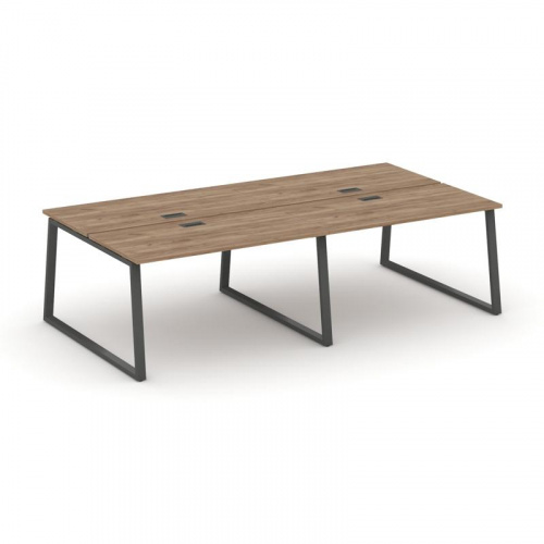 Style Project Рабочая станция 2-х сторон. SN-6T1.DRS-052 Акация Лорка/Металл Антрацит/Заглушка Пласт фото 23