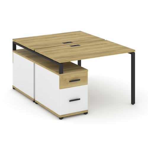 Бенч-система на 2 места с опорной тумбой Concept CN.DRS-306 фото 5