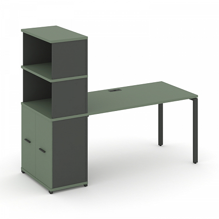 Стол офисный с опорным распашным шкафом Concept CN.SP-231