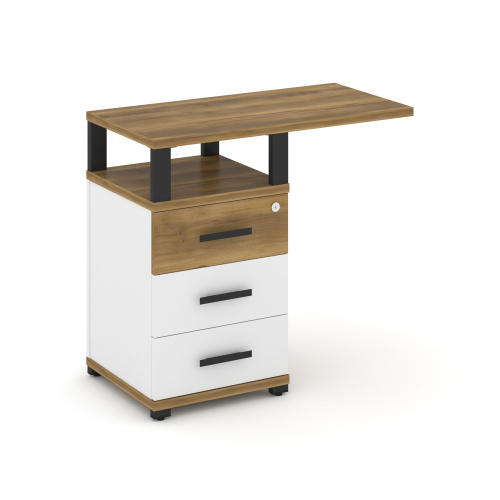 Тумба приставная с 3 ящиками Concept CN.TUS-002 W фото 7 Тумба приставная с 3 ящиками Concept CN.TUS-002 W фото 7