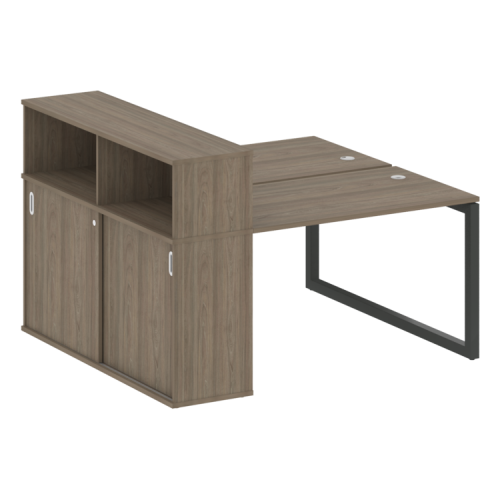 Бенч-система с шкафом-купе на О-обр. м/к Metal System Quattro 50БО.РС-СШК-2.2