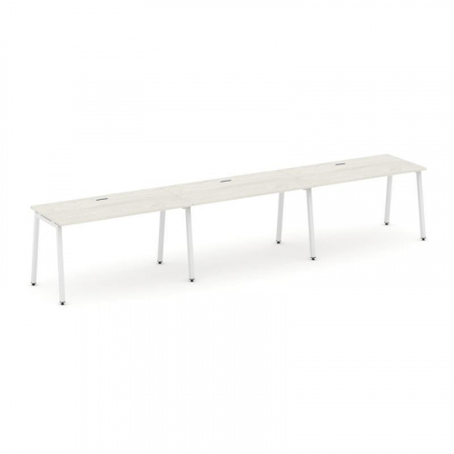 Style Project Рабочая станция 1 сторон. SN-4A.ORS-033 Дуб Табак/Металл Белый 4140*600*750 фото 16