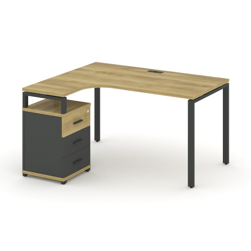 Стол эргономичный с опорной тумбой Concept CN.SA-307(L)