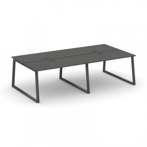 Style Project Рабочая станция 2-х сторон. SN-6T1.DRS-052 Акация Лорка/Металл Антрацит/Заглушка Пласт фото 27