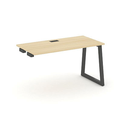 Style Project Стол-приставка к опор. элем. SN-5T1.OPRS-013 Акация Лорка/Металл Антрацит/Заглушка Пла