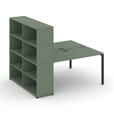 Бенч-система с опорным стеллажом с надставкой Concept CN.DRS-216