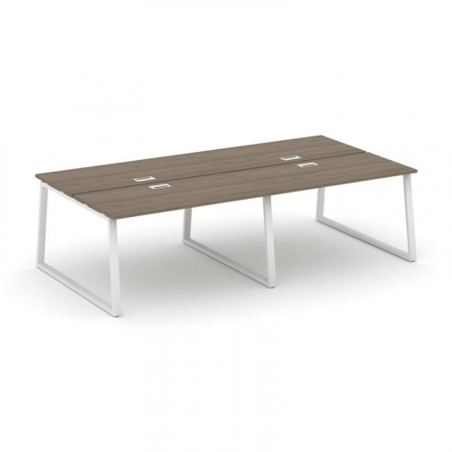 Style Project Рабочая станция 2-х сторон. SN-6T1.DRS-052 Акация Лорка/Металл Антрацит/Заглушка Пласт фото 15