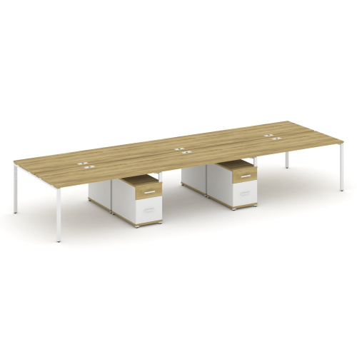 Бенч-система на 6 мест с 2 опорными тумбами Concept CN.DRS-348 фото 11