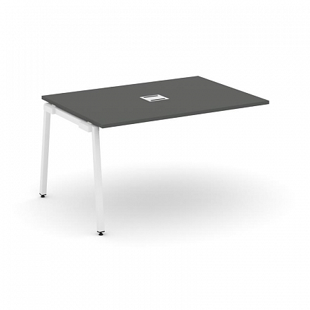 Style Project Проходной наб. элем. перег. стола SN-4A.NSPRG-004 Антрацит/Металл Белый 1580*980*750