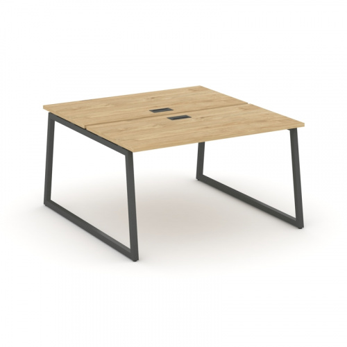 Style Project Рабочая станция 2-х сторон. SN-4T1.DRS-002 Акация Лорка/Металл Антрацит/Заглушка Пласт фото 11