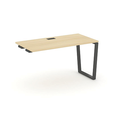 Style Project Стол-приставка к опор. элем. SN-6T2.OPRS-013 Акация Лорка/Металл Антрацит/Заглушка Пла