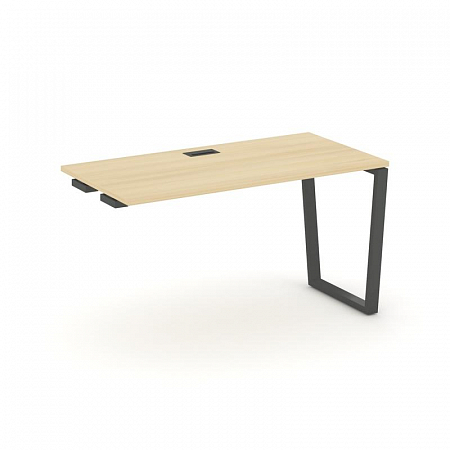 Style Project Стол-приставка к опор. элем. SN-6T2.OPRS-014 Акация Лорка/Металл Антрацит/Заглушка Пла