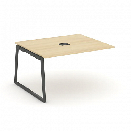 Style Project Проходной наб. элем. перег. стола SN-4T1.NSPRG-033 Акация Лорка/Металл Антрацит/Заглуш