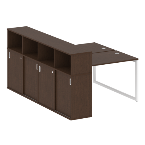 Бенч-система с шкафом-купе на О-обр. м/к Metal System Quattro 40БО.РС-СШК-4.2 фото 5