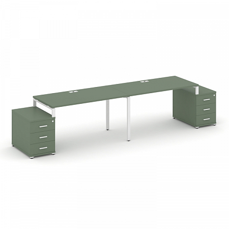 Бенч-система на 2 места с 2 опорными тумбами Concept CN.ORS-319