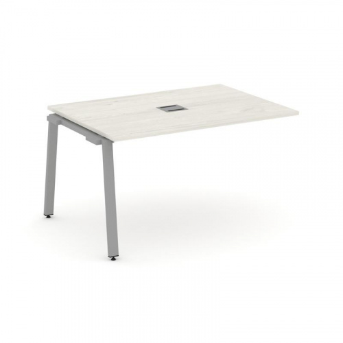 Style Project Проходной наб. элем. перег. стола SN-6A.NSPRG-001 Дуб Табак/Металл Белый 980*980*750 фото 3