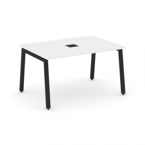 Style Project Стол переговорный SN-5A.SPRG-002 Акация Лорка/Металл Белый 1180*980*750 фото 13