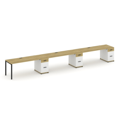 Бенч-система на 3 места с 3 опорными тумбами Concept CN.ORS-448 фото 6 Бенч-система на 3 места с 3 опорными тумбами Concept CN.ORS-448 фото 6