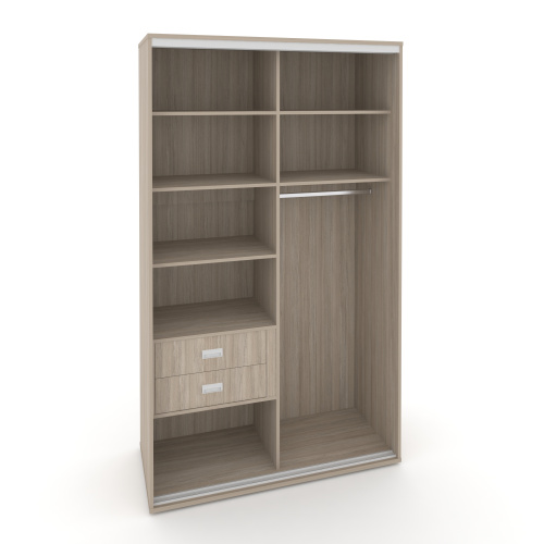 Корпус 2-х секционного шкафа высокого L=1500мм Maris SH.K2-5.1 K6 фото 7 Корпус 2-х секционного шкафа высокого L=1500мм Maris SH.K2-5.1 K6 фото 7