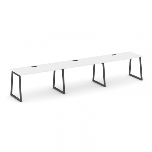 Style Project Рабочая станция 1 сторон. SN-4T1.ORS-042 Акация Лорка/Металл Антрацит/Заглушка Пластик фото 13