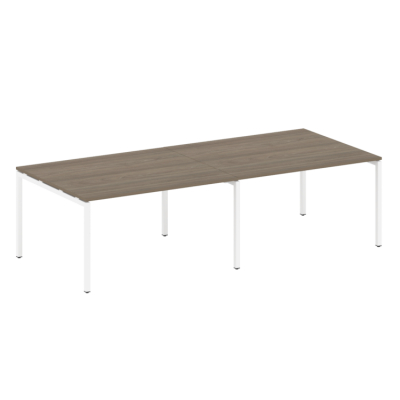Переговорный стол на П-обр. м/к Metal System Quattro 40БП.ПРГ-2.3